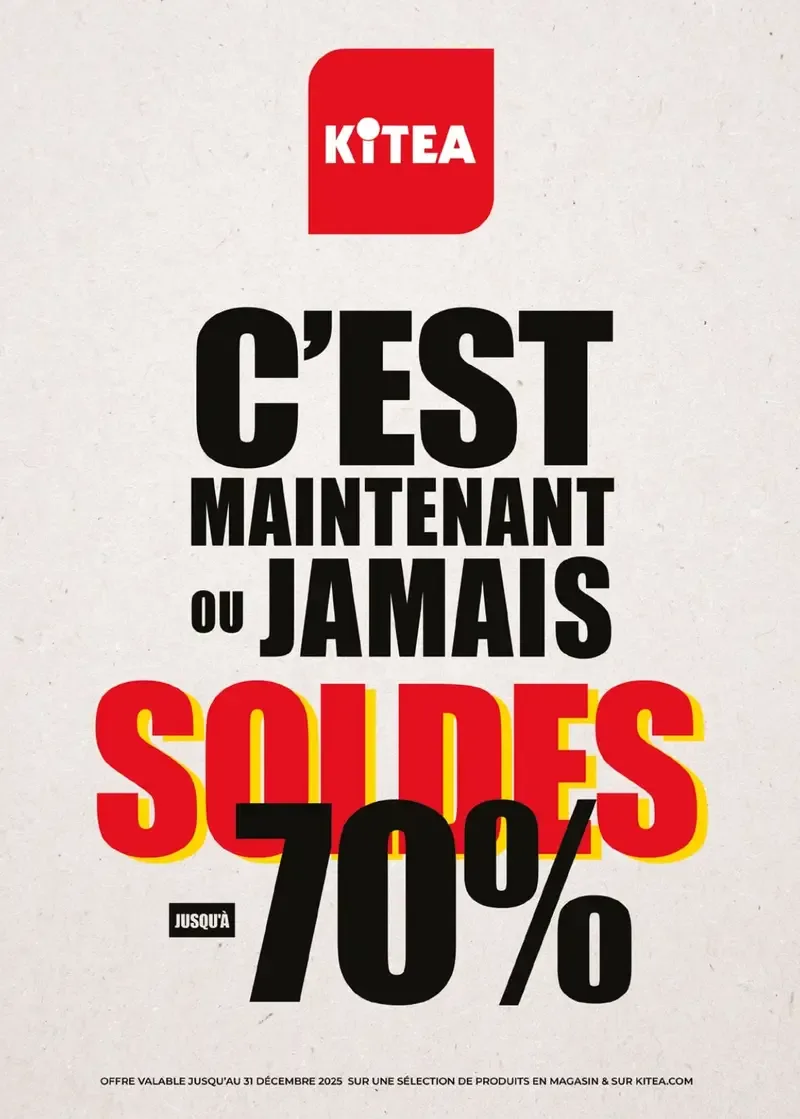 Catalogue Kitea du 15 novembre au 31 décembre 2025